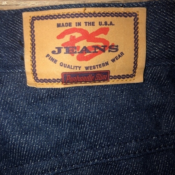 Vintage TALL panhandle slims sequin western jeans super high waist long size 7-8 - Picture 5 of 10